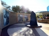 The-bronze-JFK-Statue-covered-in-a-blue-velvet-drape-as-it-awaits-unveiling-during-todays-ribbon-cutting.