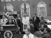 Jim Wright speaking to crowd outside Hotel Texas, 11/22/1963